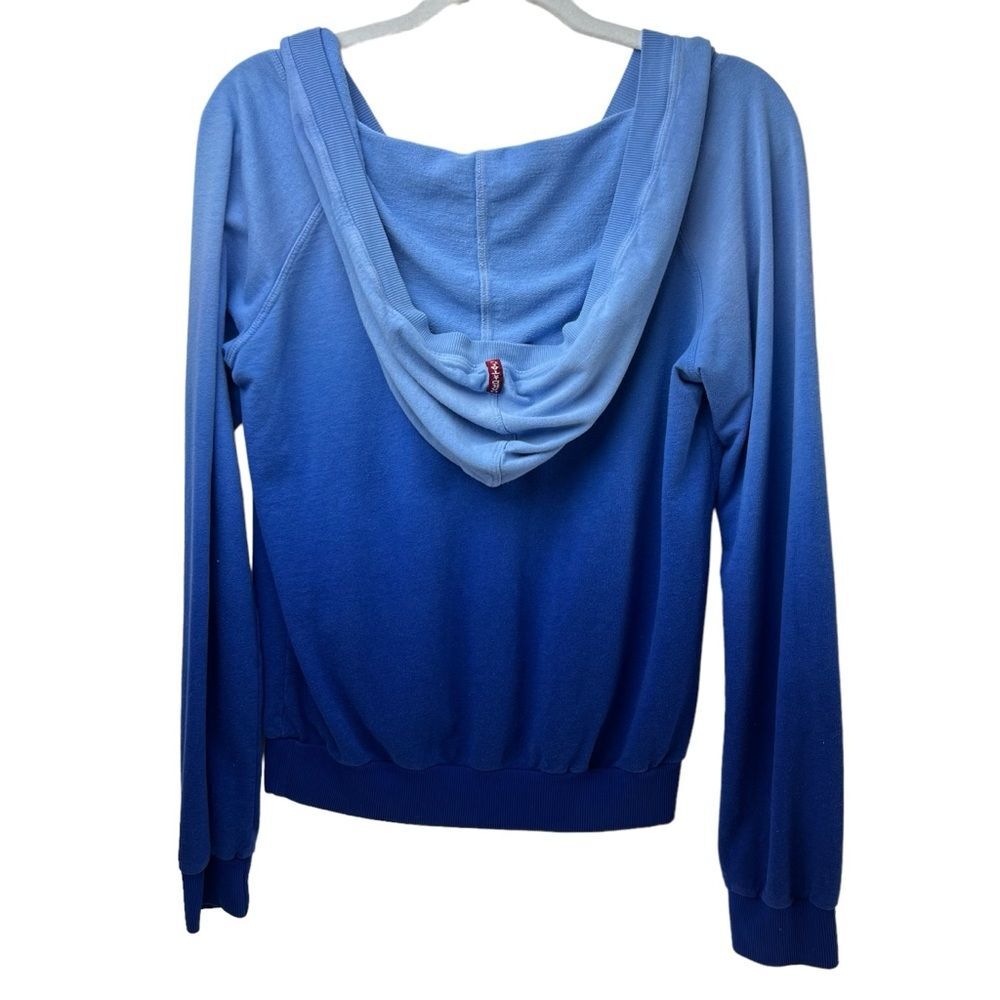 Hard Tail Forever Blue Ombré Hoodie XS | Made in USA - Picture 2 of 6